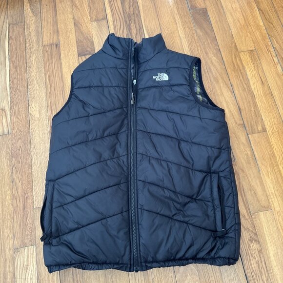 The North Face Puffer Vest Reversible Boys Size XL - Picture 3 of 6
